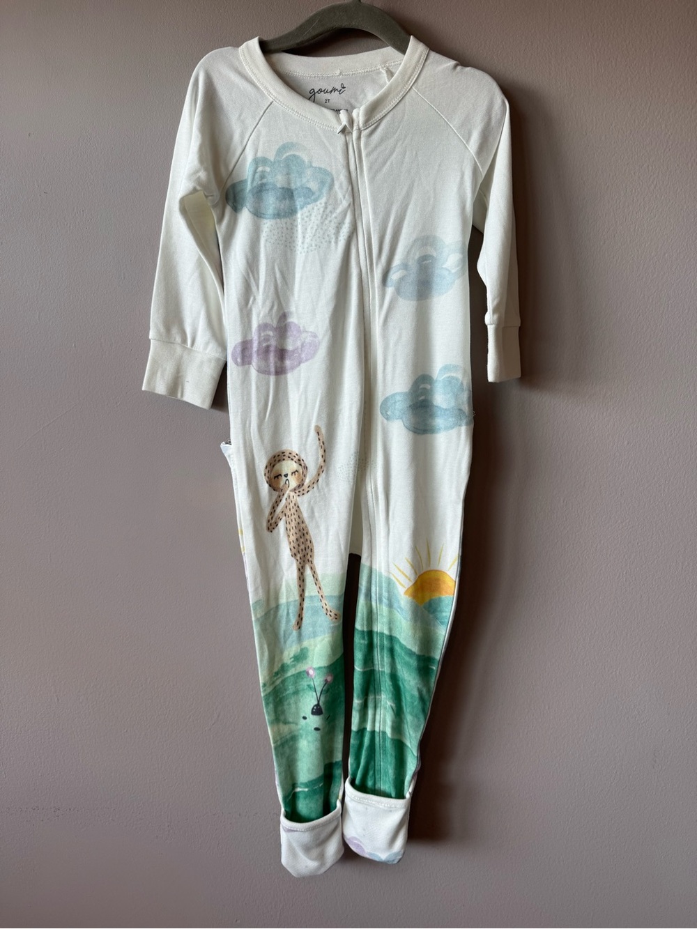 Goumi x Slumberkins Bamboo Blend Dreams Full of Wonder Sloth Sleeper 2T